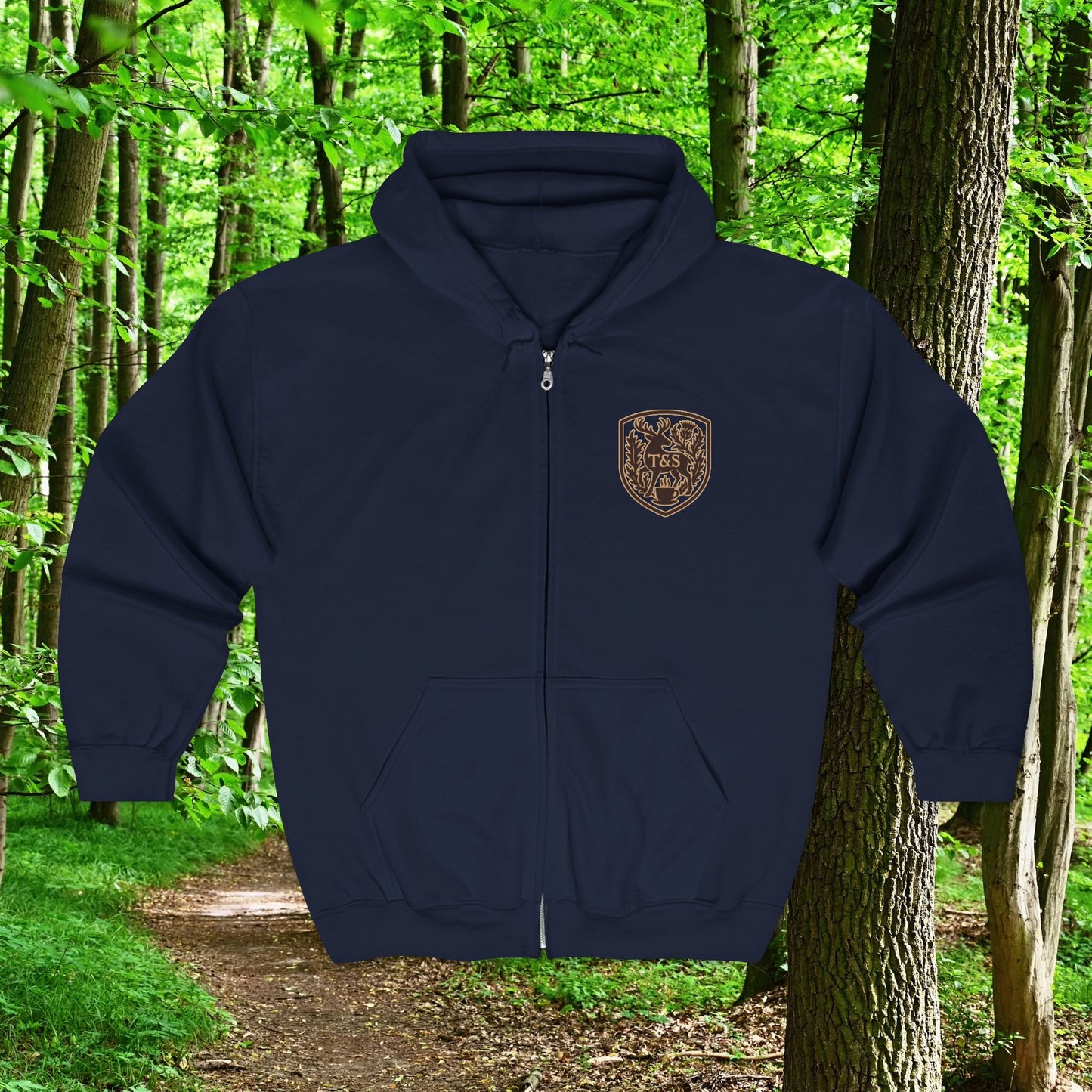 Adventure Begins With A Brew Zip Hoodie