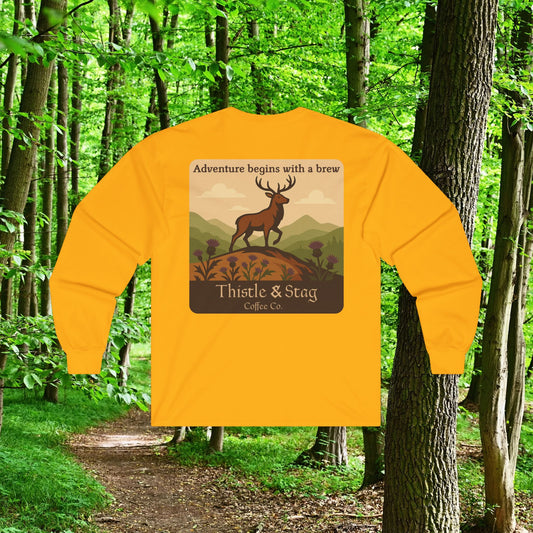 Adventure Begins With A Brew Long Sleeve Tee