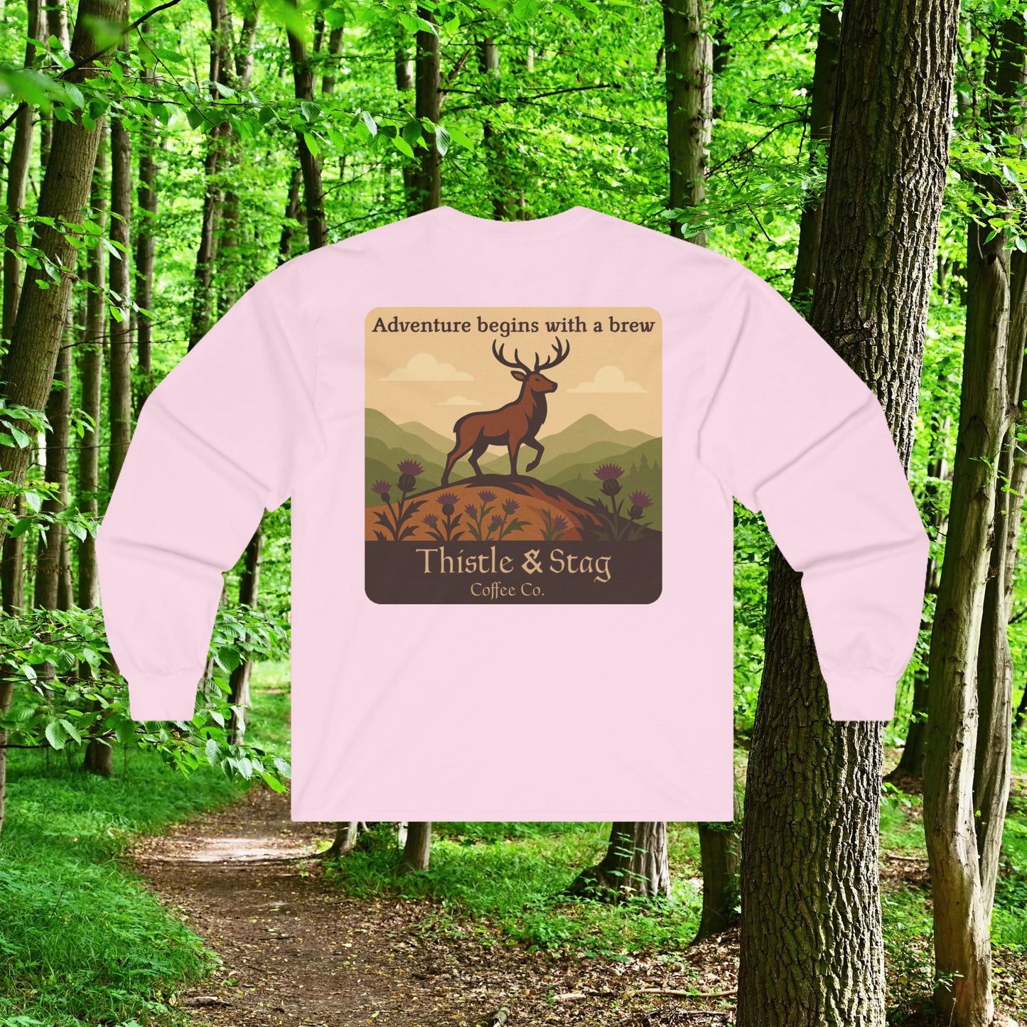 Adventure Begins With A Brew Long Sleeve Tee