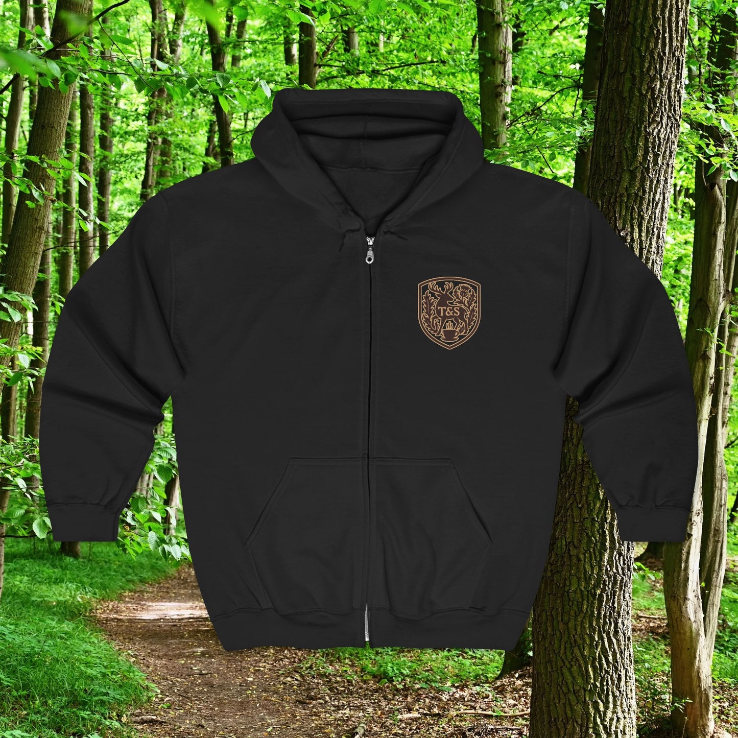 Adventure Begins With A Brew Zip Hoodie