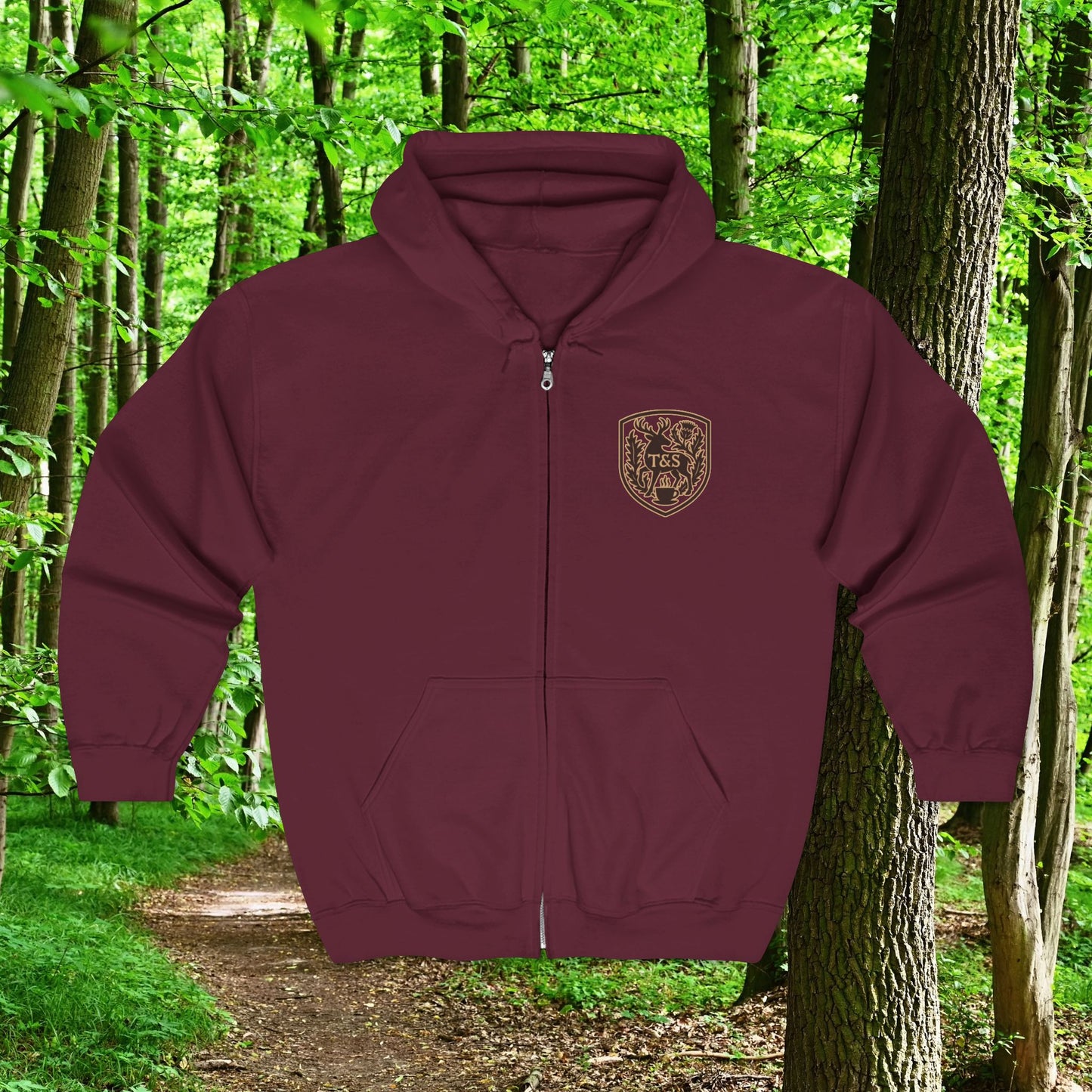 Adventure Begins With A Brew Zip Hoodie