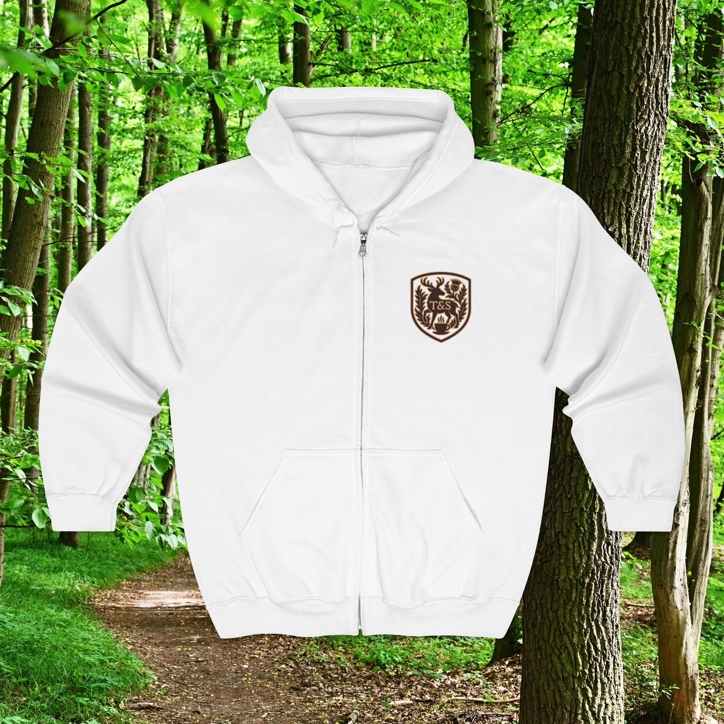 Adventure Begins With A Brew Zip Hoodie